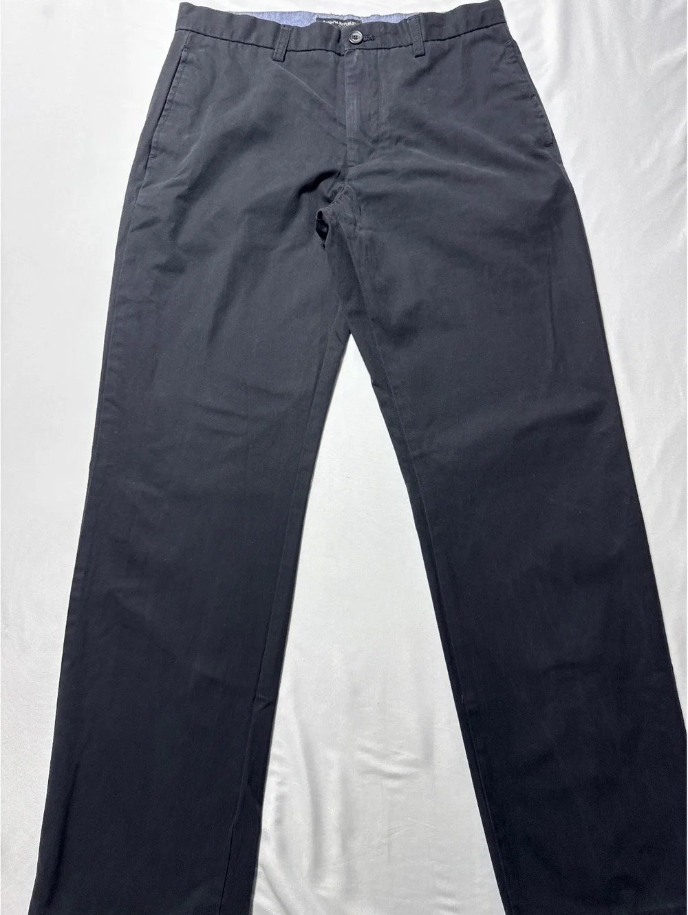Banana Republic Gavin Chino Pants 32x32 Black Cotton Classic